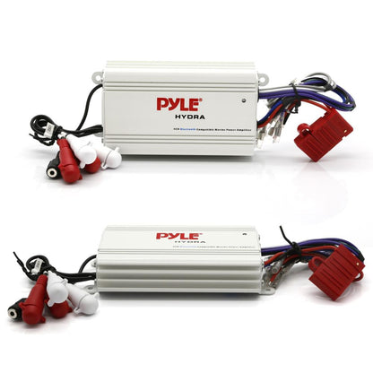 Marine Amplifier 200W Bluetooth Waterproof White