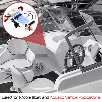 Marine Amplifier 200W Bluetooth Waterproof White