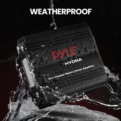 product image number 3 for Pyle 2-Ch. Waterproof Rated Marine Amplifier
