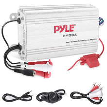 Marine Amplifier 400W Waterproof 4-Channel RCA Input Remote Control