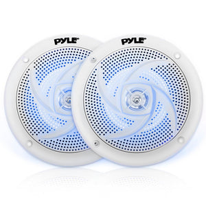 5.25'' Low-Profile Marine Led Speakers