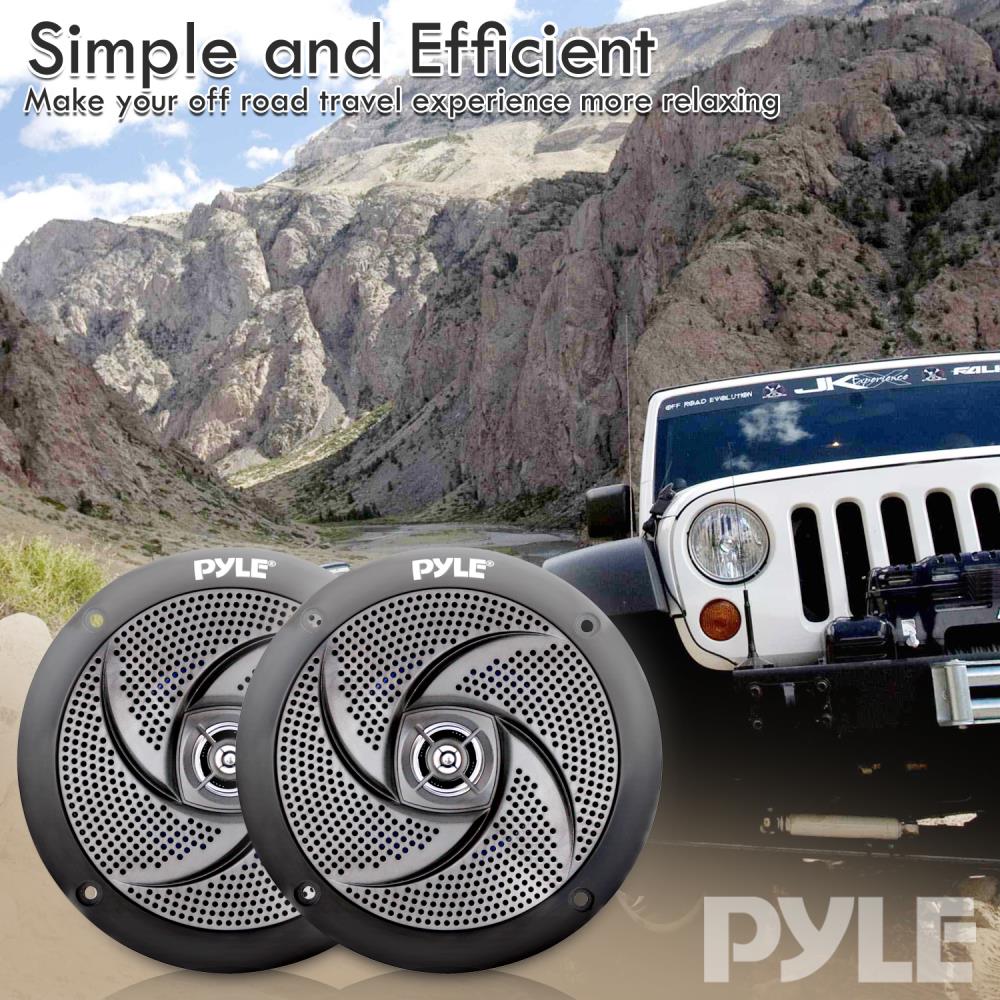 product image number 7 for Pyle 6.5 Inch Low-Profile Marine Speakers