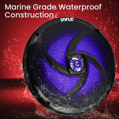 product image number 4 for Pyle 8'' Marine Component Speakers
