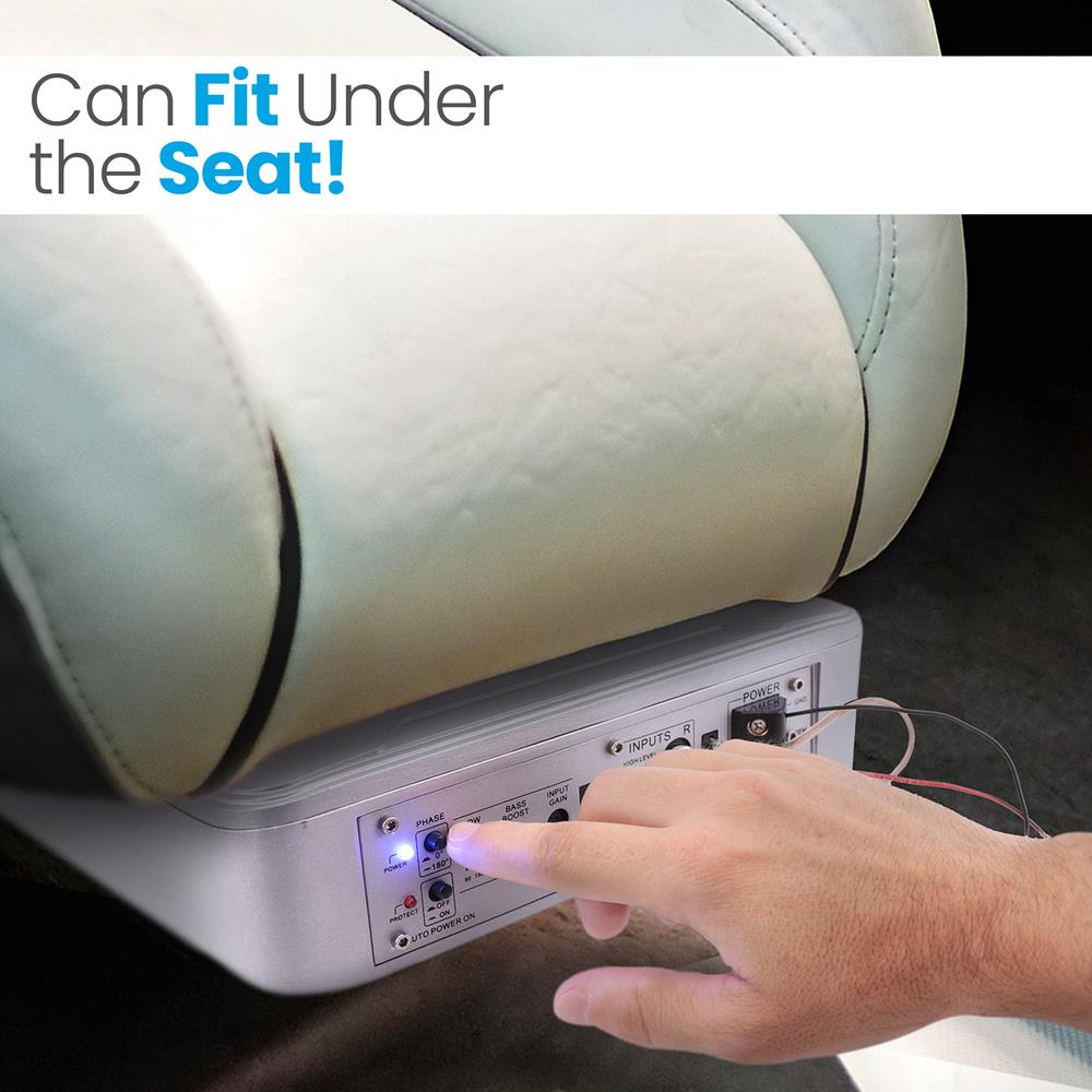 product image number 4 for Pyle Marine Grade Slim Active Subwoofer