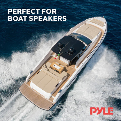 50ft Marine Speaker Wire Waterproof 18 AWG Blue/White