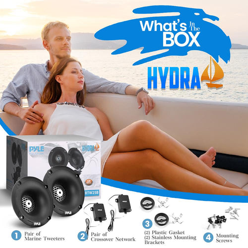 6x8 Speakers Pyle PRICE GLITCH 1.0 Dome Tweeter - 80 Watts At 4-Ohm, Car Tweeter With Aluminum Housings, Enhance Lower Frequency Music Note, 2.3 Inches Full Range Car Speakers - PLTWB31 Atv Speaker