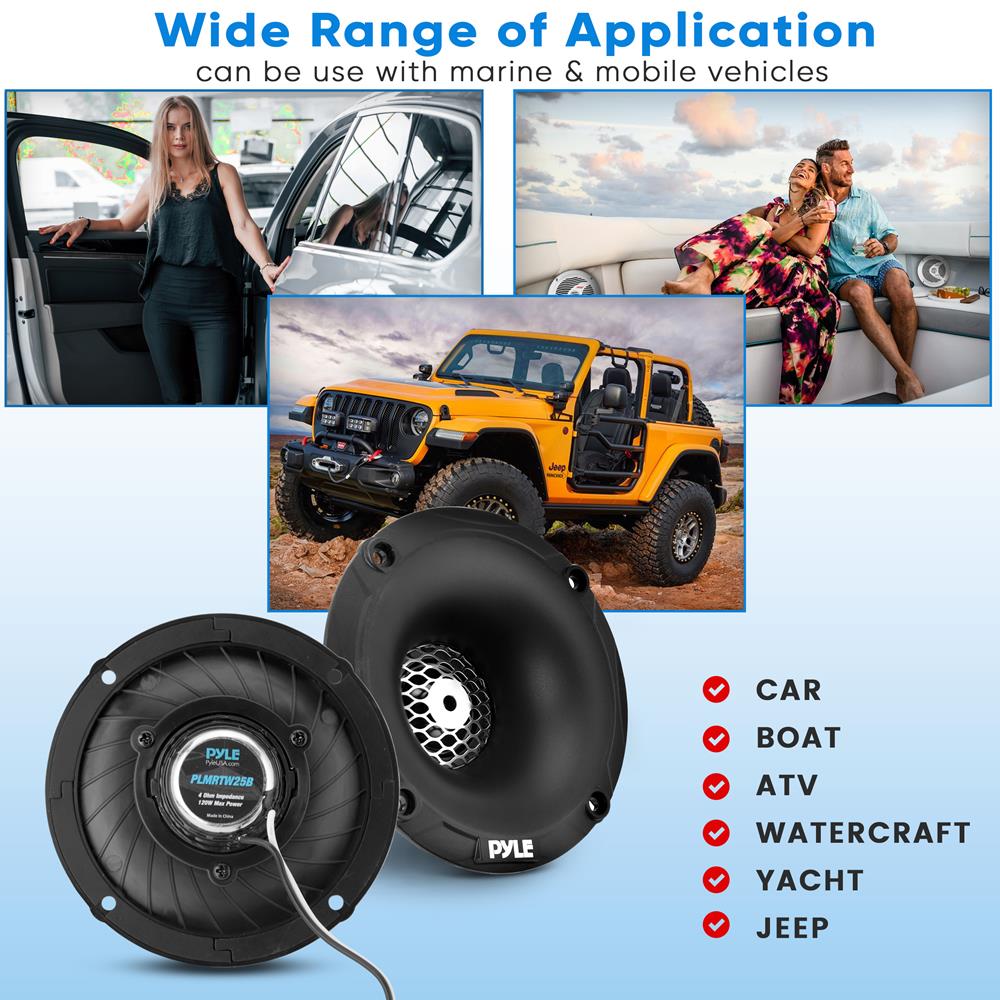 product image number 5 for Pyle Marine Tweeter Speaker System