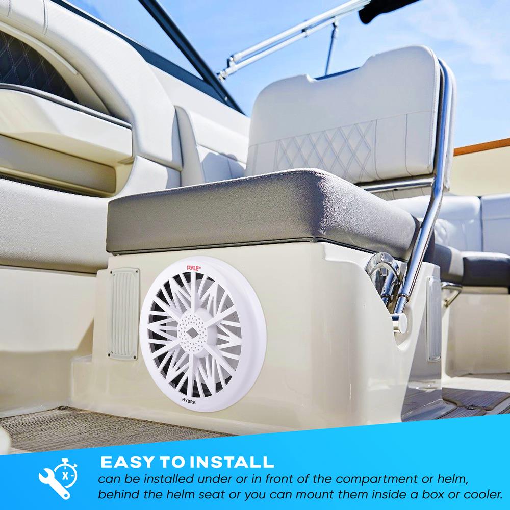 10" Marine Subwoofer 400W Waterproof Quick-Mount for UTVs & Boats - Thumbnail 3