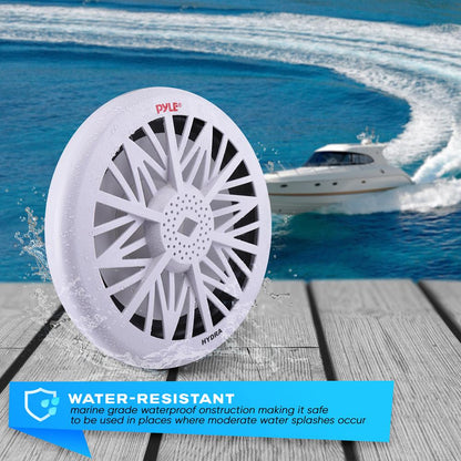10" Marine Subwoofer 500W Waterproof Polypropylene Cone White