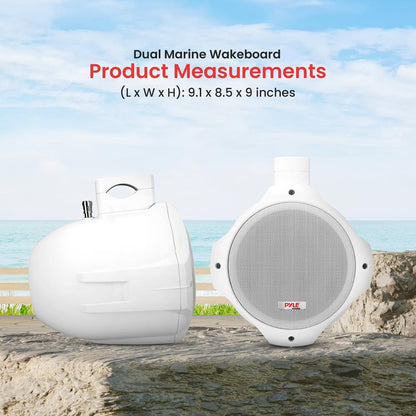 product image number 2 for Pyle 6.5'' Marine Wakeboard Tower Speakers