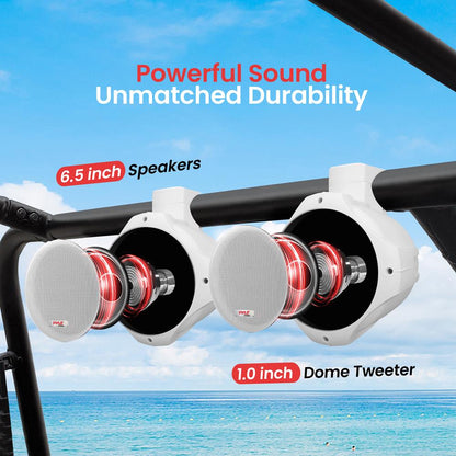 product image number 3 for Pyle 6.5'' Marine Wakeboard Tower Speakers