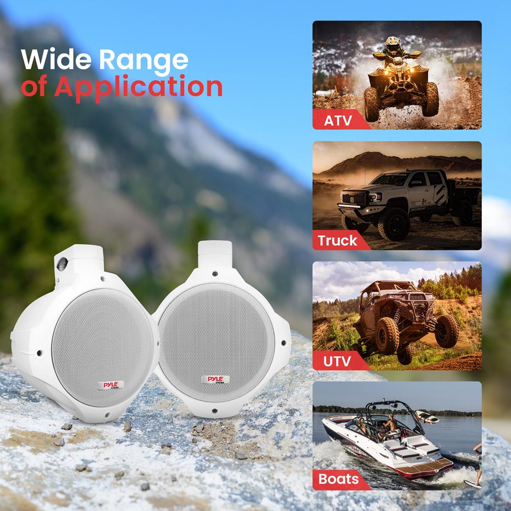 product image number 6 for Pyle 6.5'' Marine Wakeboard Tower Speakers