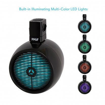 product image number 2 for Pyle 8.0'' Led Wakeboard Tower Speakers