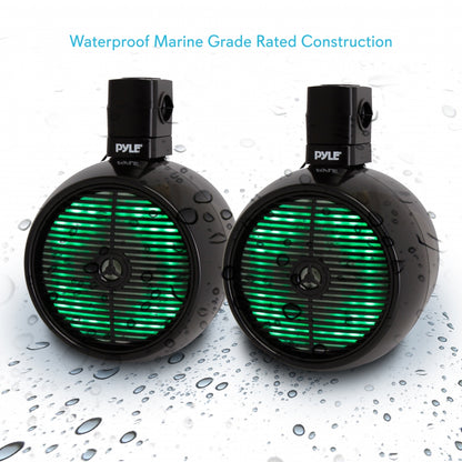 product image number 4 for Pyle 8.0'' Led Wakeboard Tower Speakers
