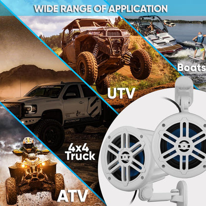 product image number 5 for Pyle Marine Utv Off-Road Speaker