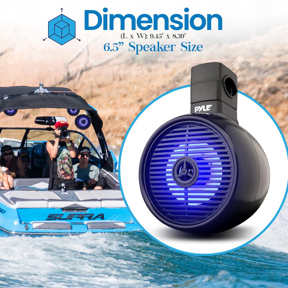 product image number 3 for Pyle Marine Wakeboard Speaker System
