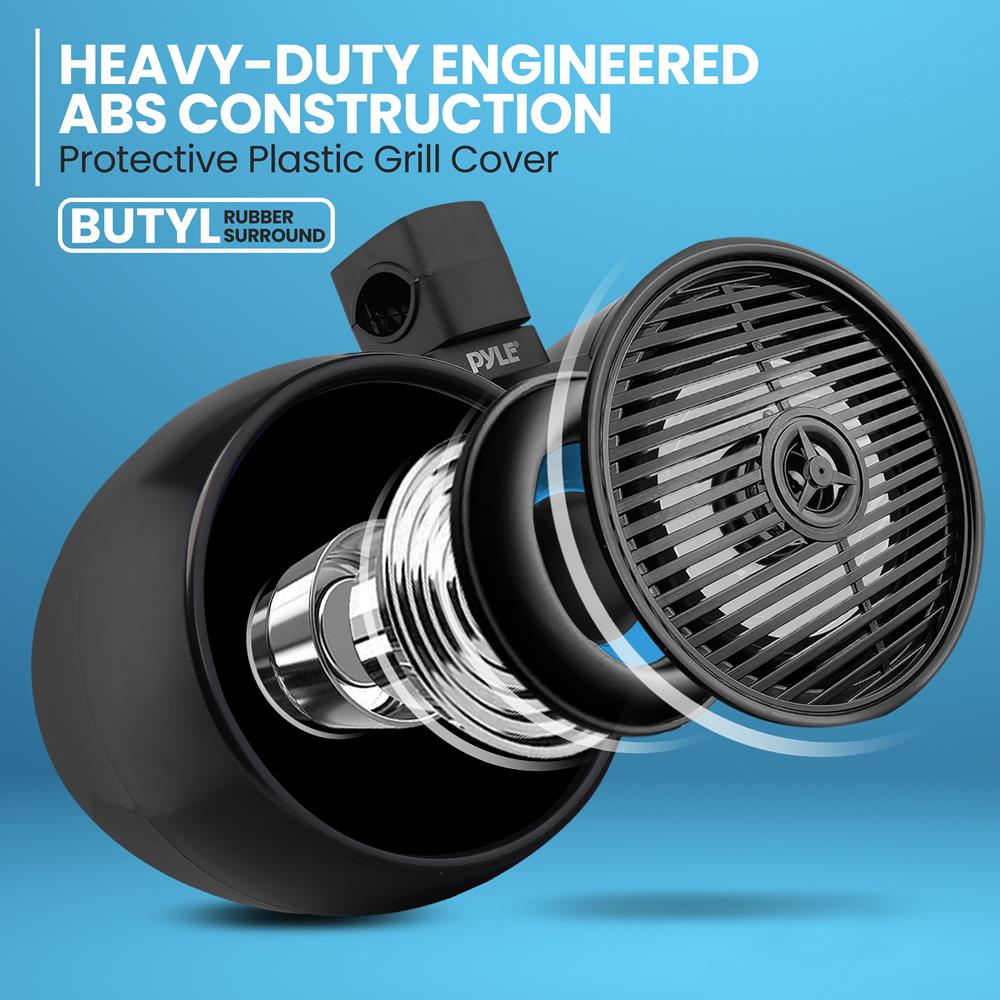 product image number 7 for Pyle Dual Marine Wakeboard Speaker