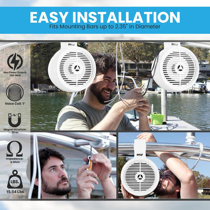 product image number 4 for Pyle Marine Wakeboard Speaker System