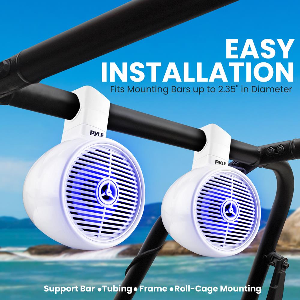 product image number 4 for Pyle Marine Wakeboard Bluetooth Speaker Syste