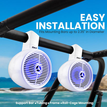 product image number 4 for Pyle Marine Wakeboard Bluetooth Speaker Syste