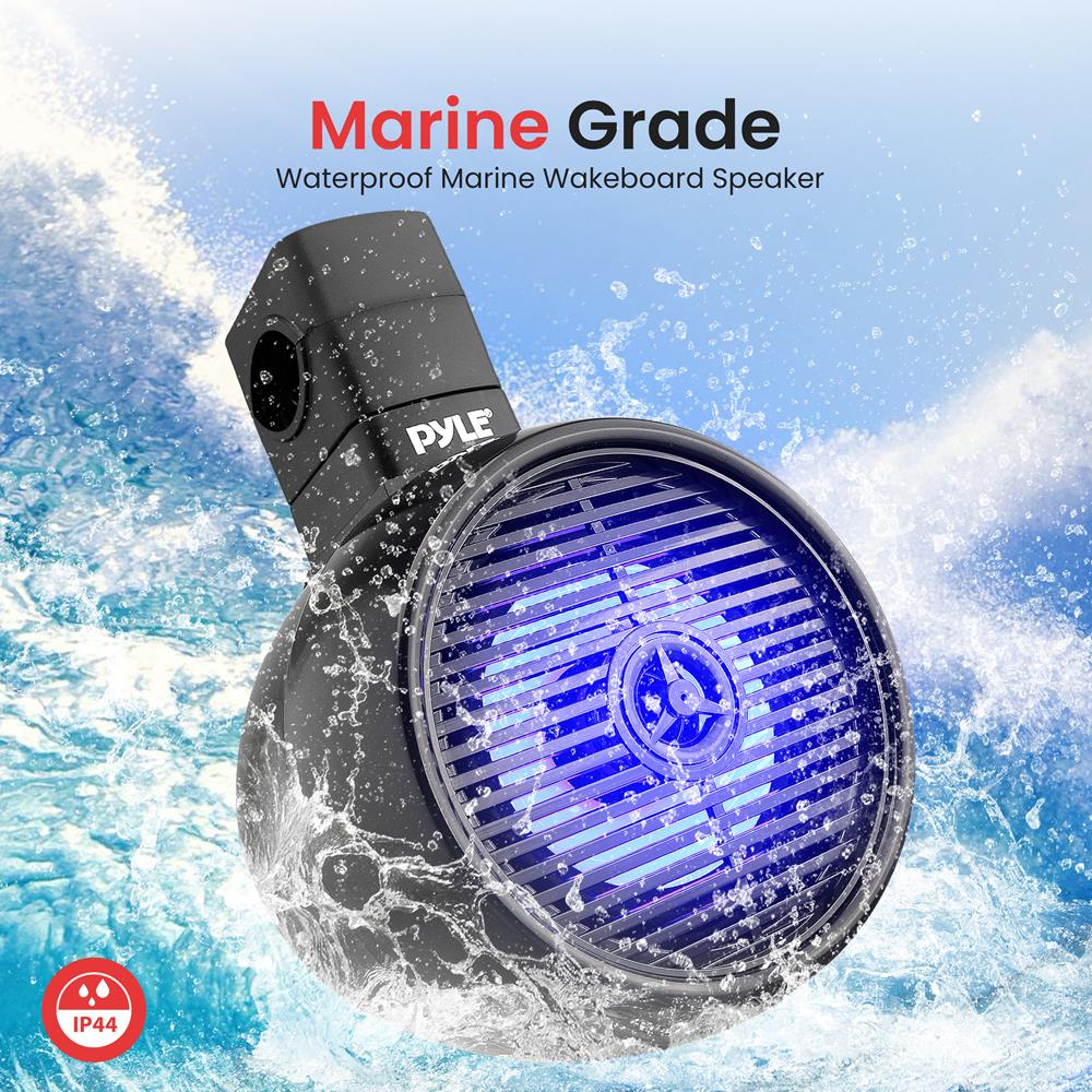 product image number 4 for Pyle Marine Wakeboard Bluetooth Speaker Syste