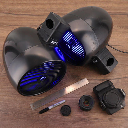 product image number 7 for Pyle Marine Wakeboard Bluetooth Speaker Syste