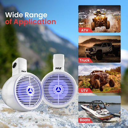 product image number 6 for Pyle Marine Wakeboard Bluetooth Speaker Syste