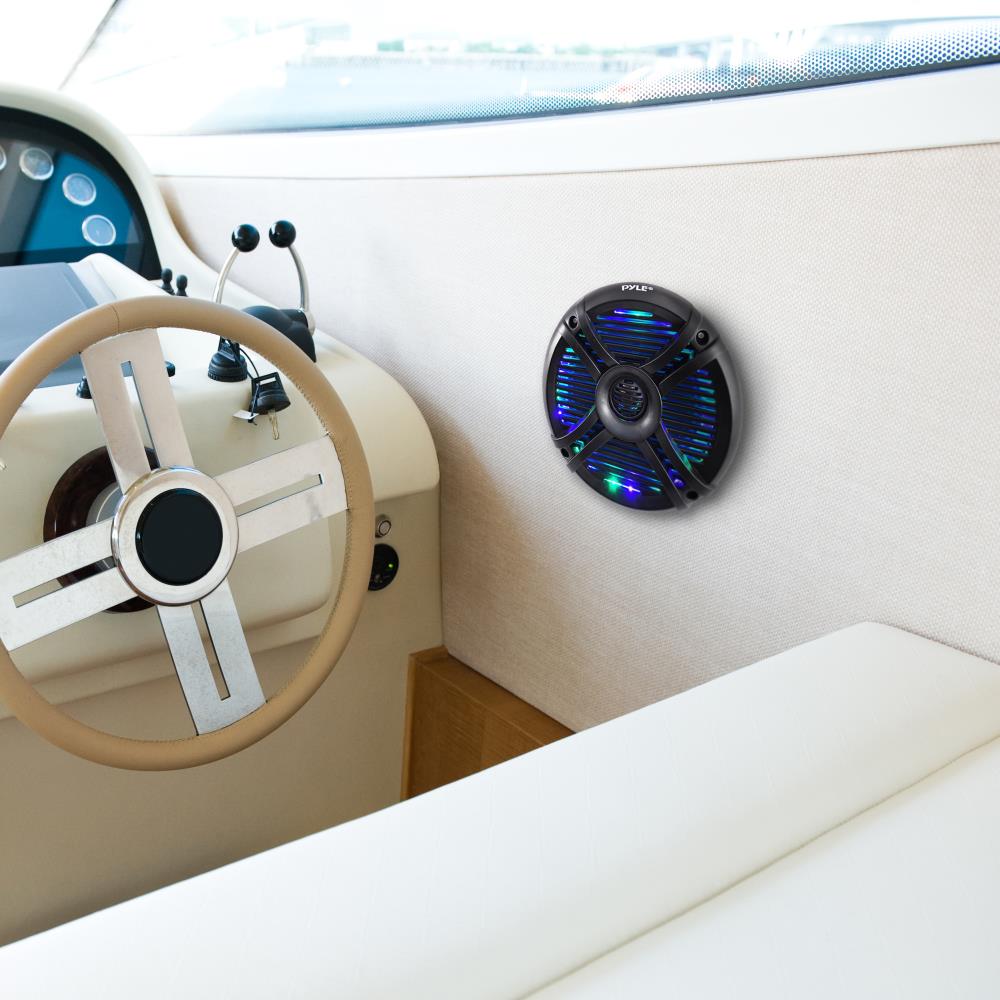 product image number 7 for Pyle 6.5 Inch Component Marine Led Speakers