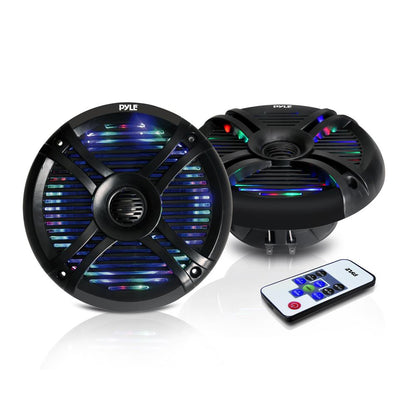 product image number 1 for Pyle 6.5 Inch Component Marine Led Speakers