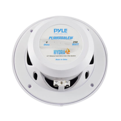 product image number 5 for Pyle 6.5 Inch Component Marine Led Speakers