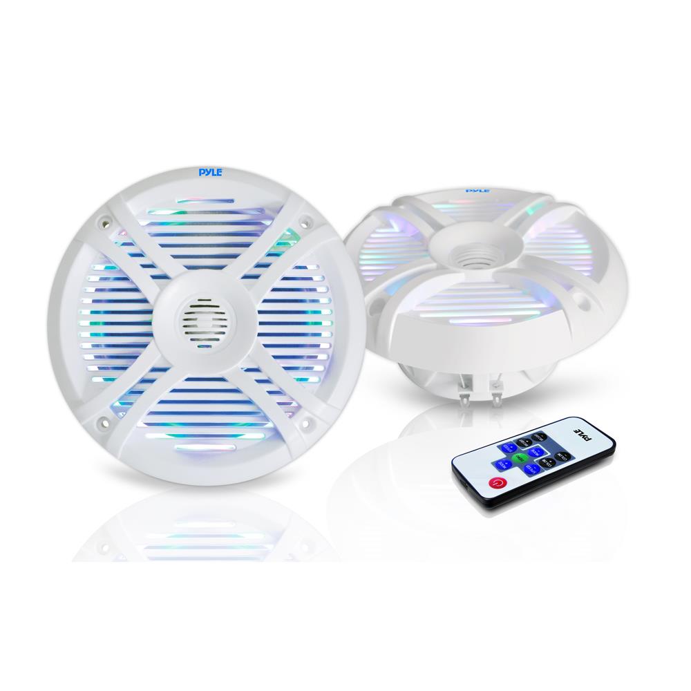 product image number 1 for Pyle 6.5 Inch Component Marine Led Speakers