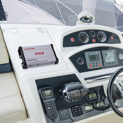 Marine Amplifier 1500W Waterproof 4-Channel IP-65