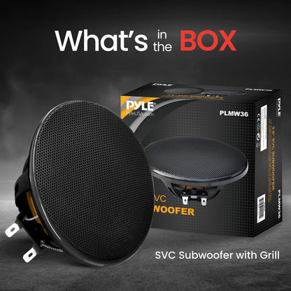 product image number 2 for Pyle 3.5'' Svc Subwoofer