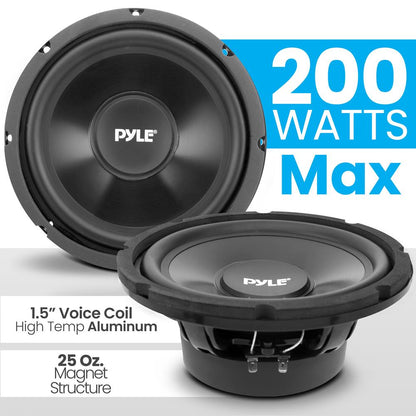 product image number 3 for Pyle 8'' Svc Subwoofer