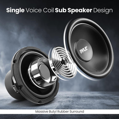 product image number 5 for Pyle 8'' Svc Subwoofer