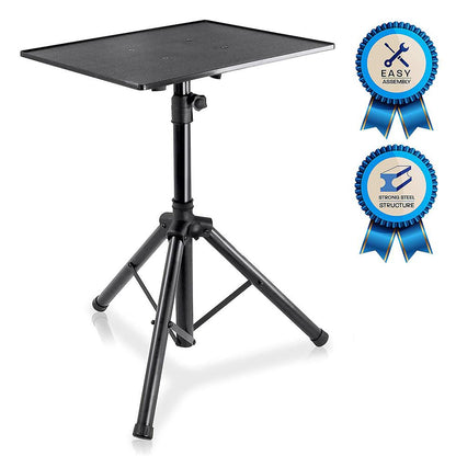 Laptop Projector Stand - Adjustable Height, Durable Metal, Portable