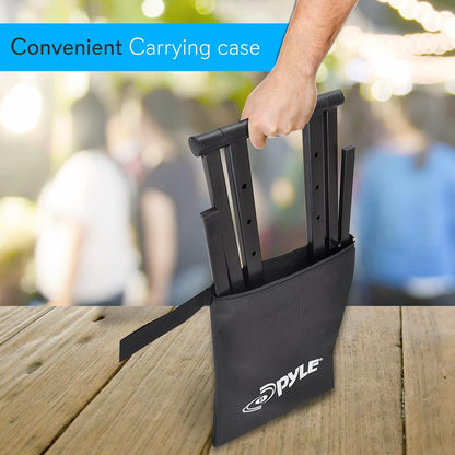 Portable Folding Laptop Stand - Adjustable Height, 11 inches, Steel Alloy