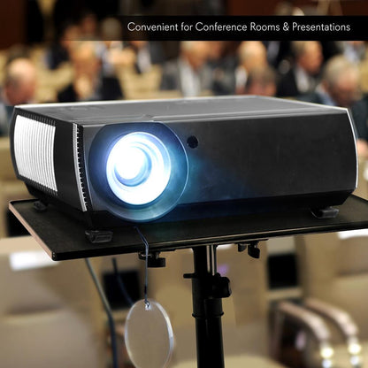 Laptop Projector Stand - Adjustable Height, Durable Metal, Portable