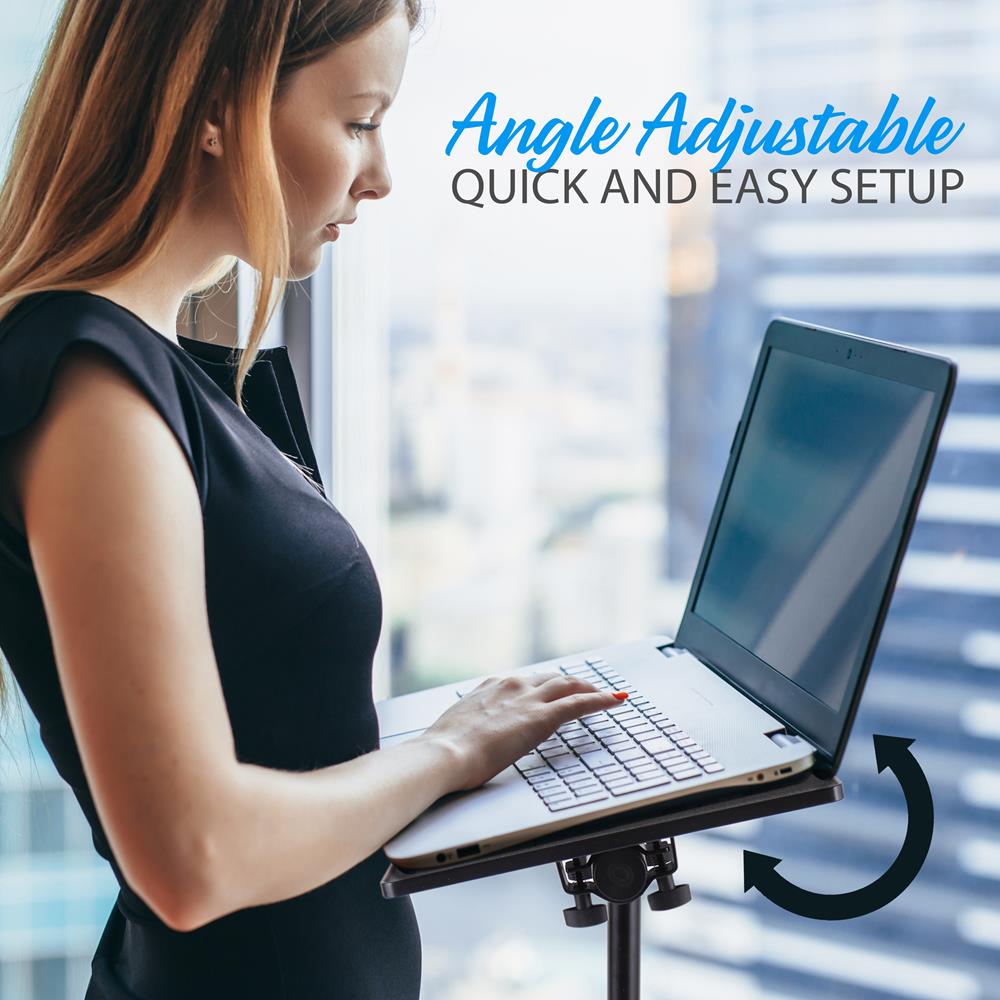 Laptop Projector Tripod Stand - Adjustable Metal, 20