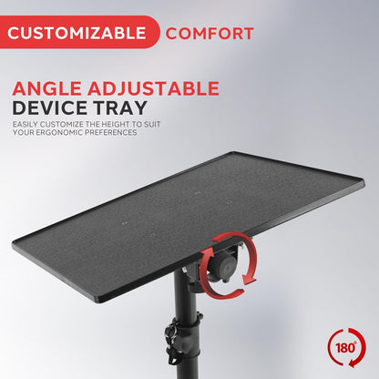 Projector Stand Adjustable Height Durable Metal Construction