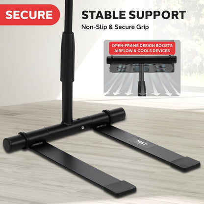 Portable Folding Laptop Stand - Adjustable Height, Steel Alloy