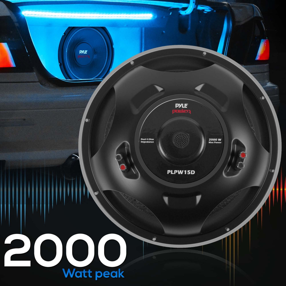 15'' Car Subwoofer Dvc 4-Ohm – Pyle USA
