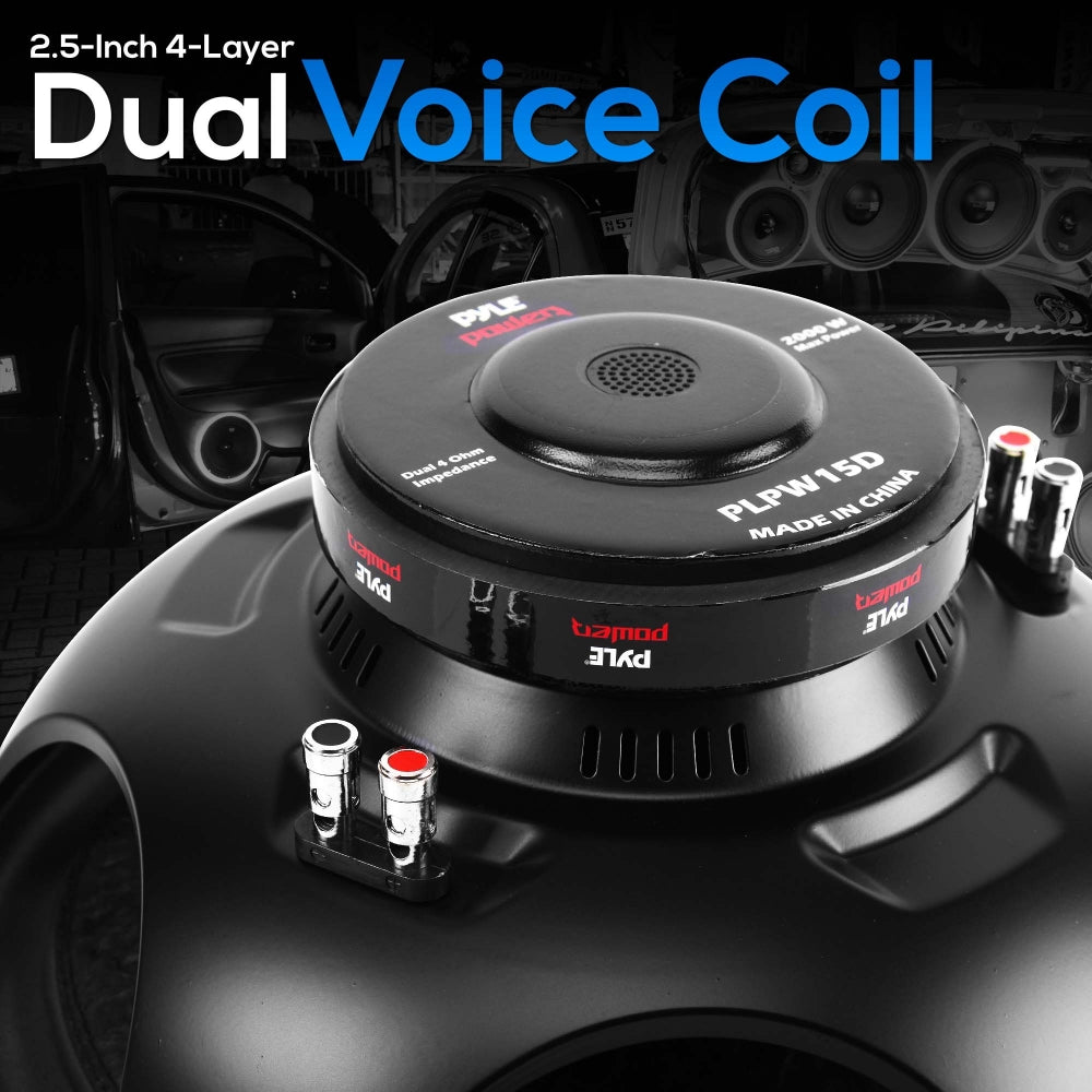 15'' Car Subwoofer Dvc 4-Ohm – Pyle USA