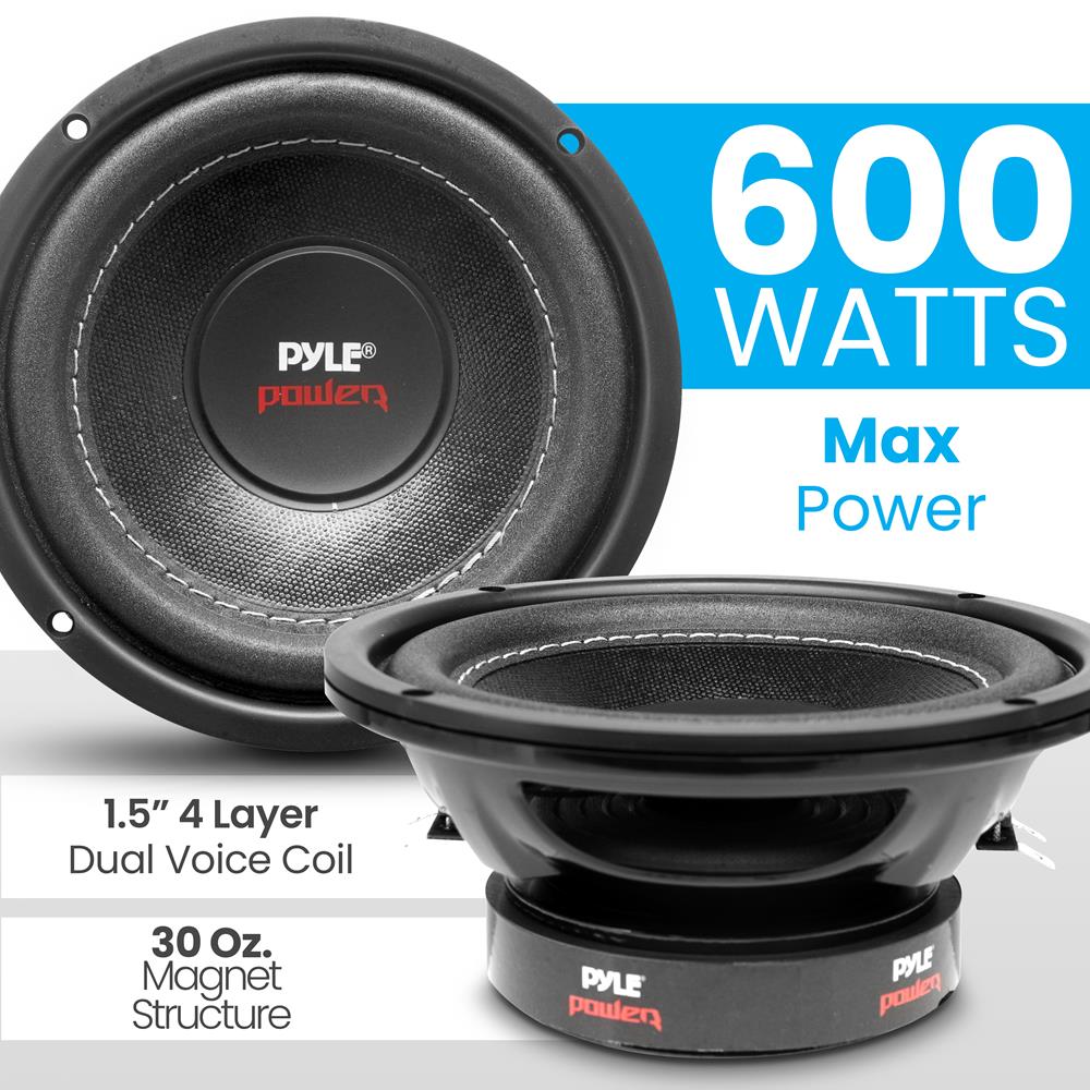 product image number 3 for Pyle 6.5'' Car Subwoofer Dvc 4-Ohm
