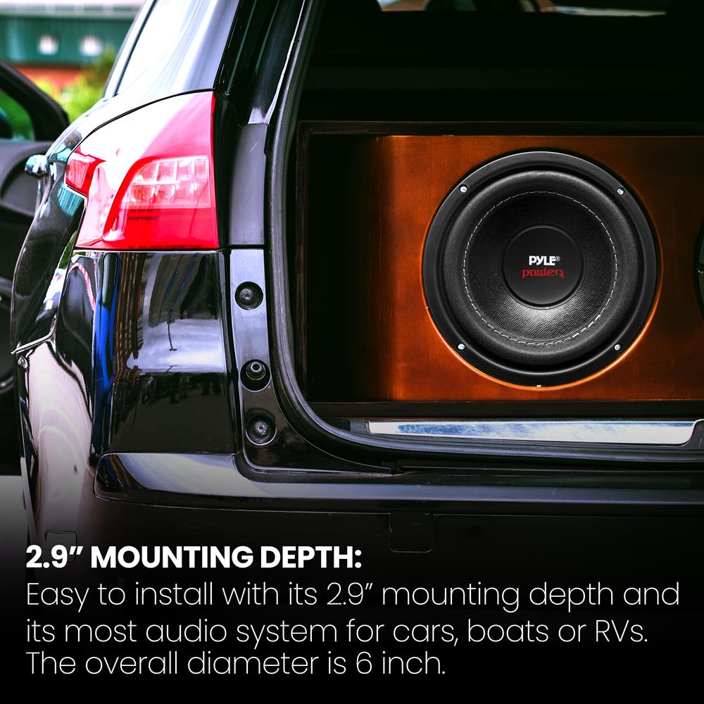 product image number 6 for Pyle 6.5'' Car Subwoofer Dvc 4-Ohm