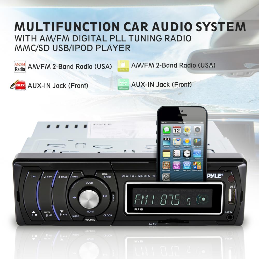 product image number 5 for Pyle Detachable Face Radio Stereo Receiver