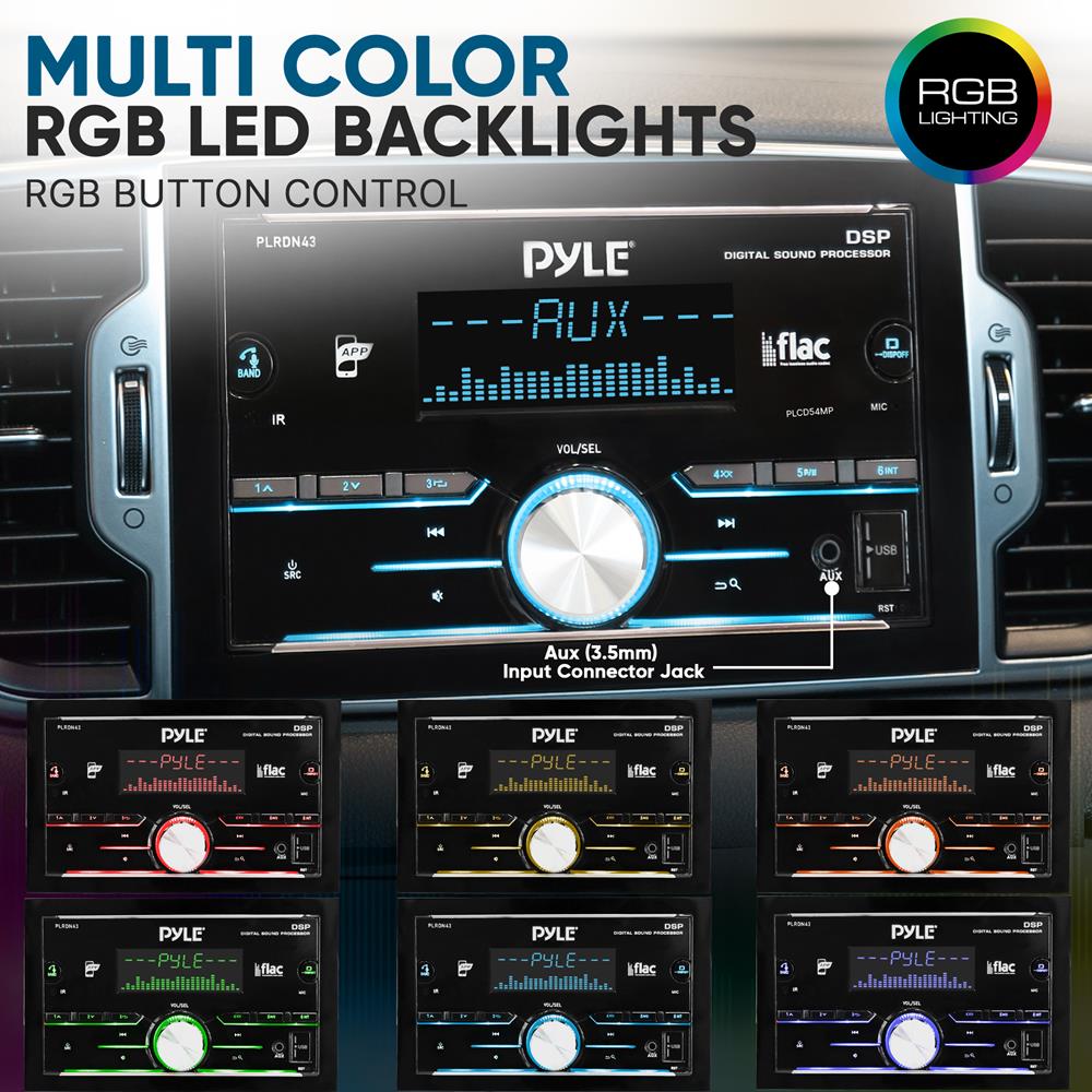 product image number 3 for Pyle Bluetooth Mp3 Dsp Radio Receiver