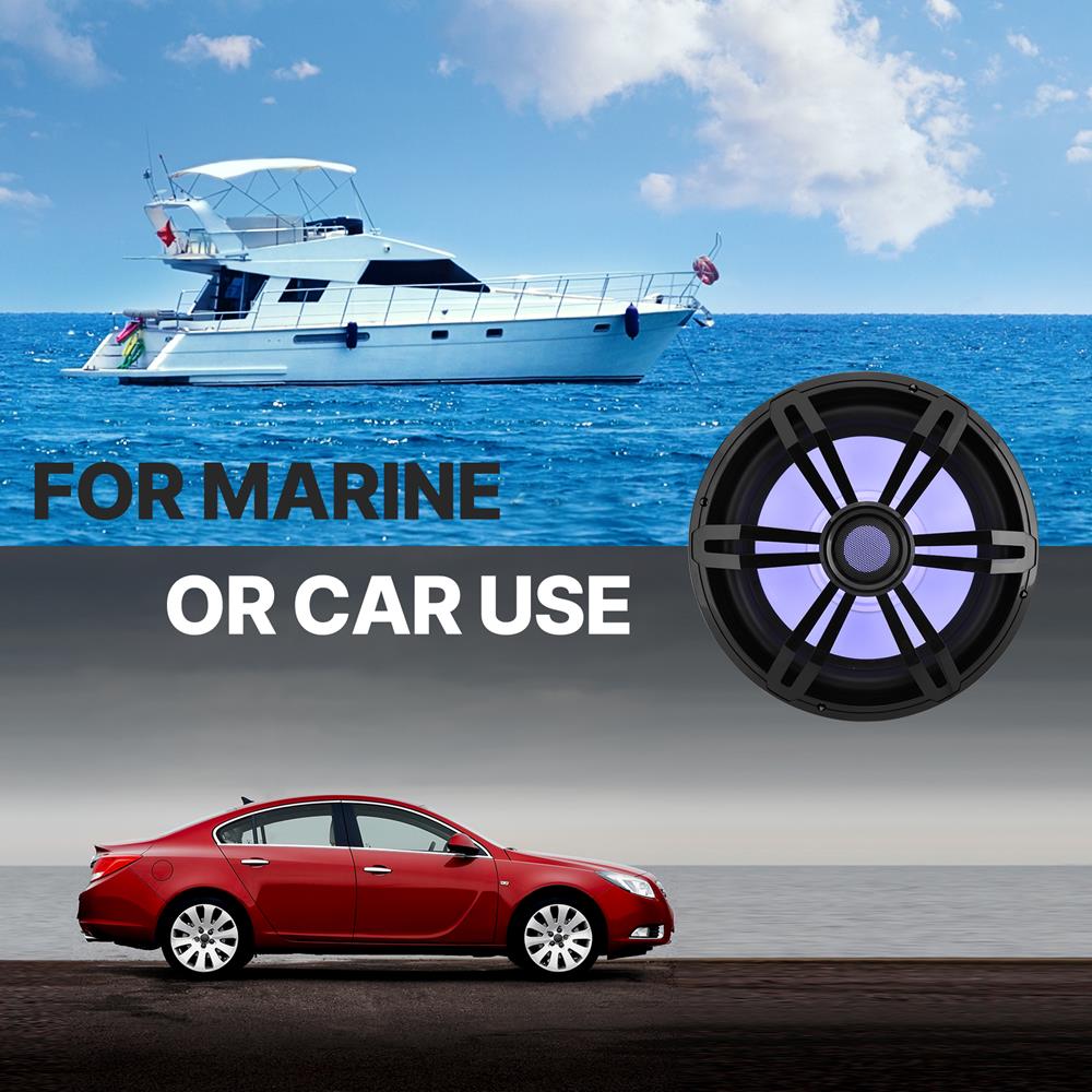 product image number 5 for Pyle 10‚Äù Slim Waterproof Subwoofer