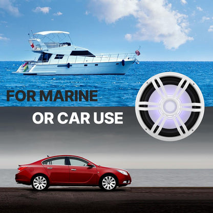 product image number 5 for Pyle 12'' Slim Waterproof Subwoofer