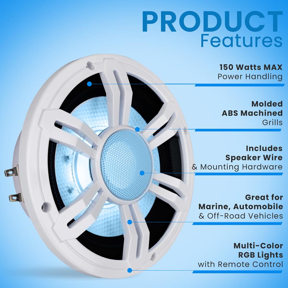 product image number 6 for Pyle 6.5‚Äù Slim Waterproof Subwoofer